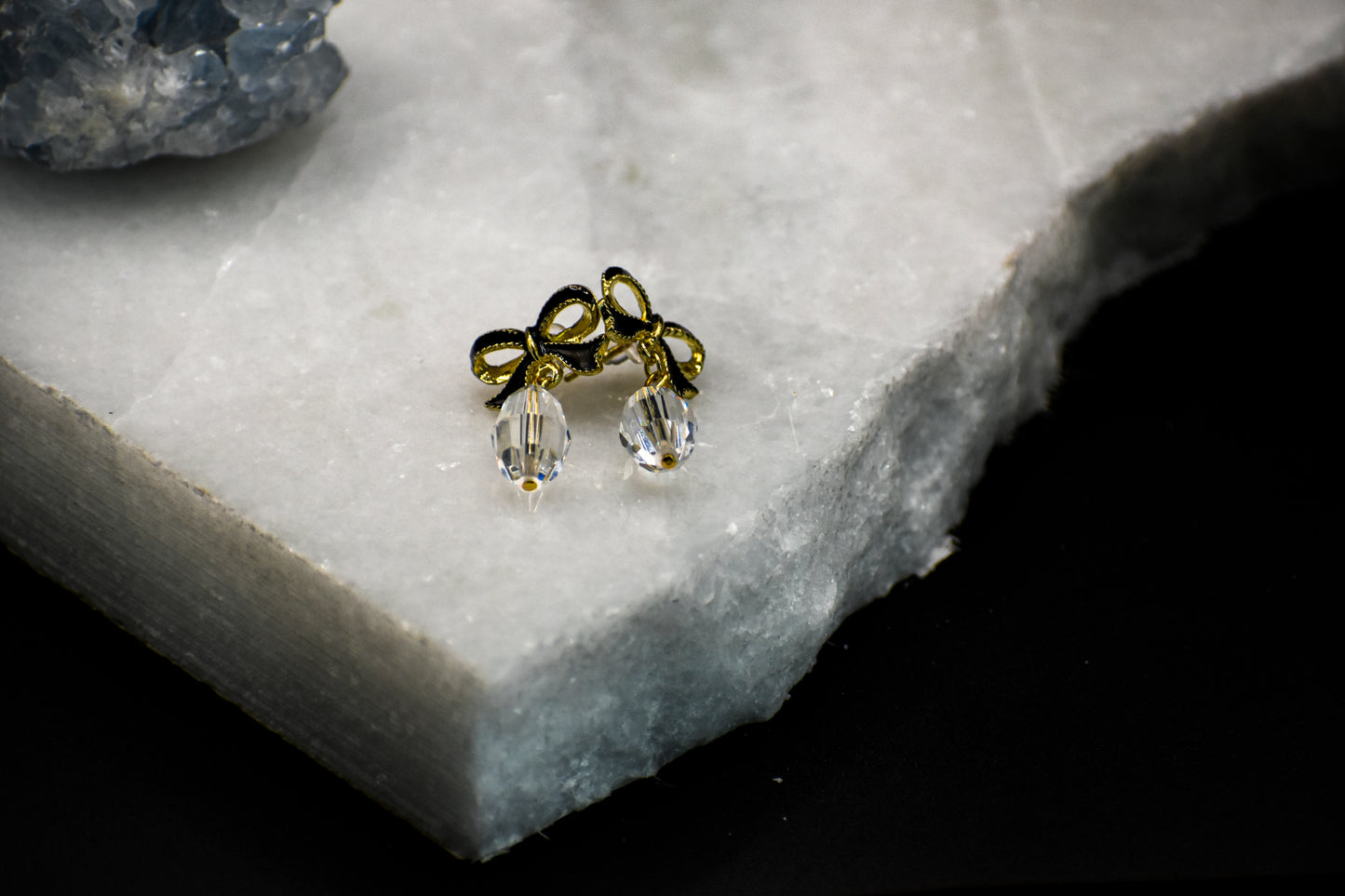 Clear Faceted Swarovski crystal necklace