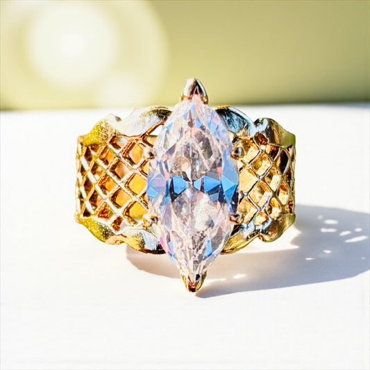 The Estate Marquise 14k Gold Ring