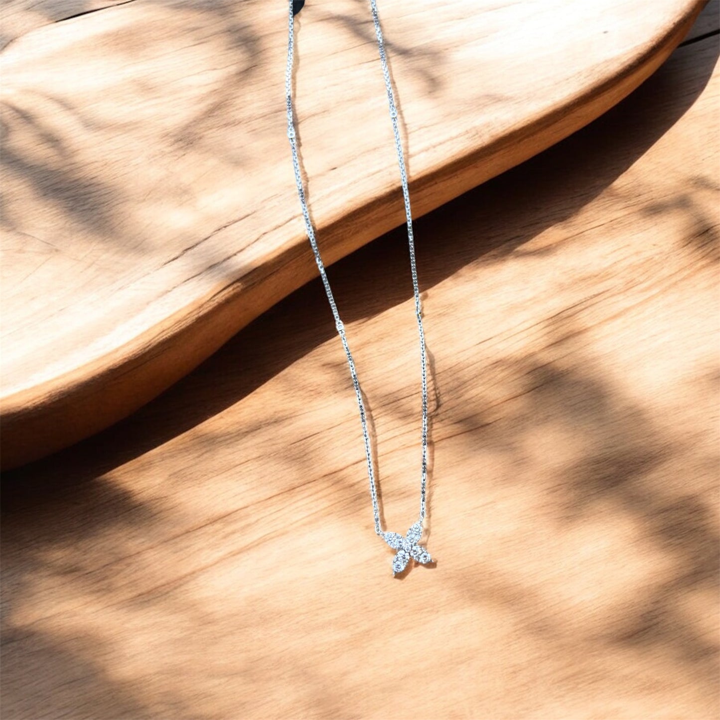 Celestial Bloom Diamond Necklace