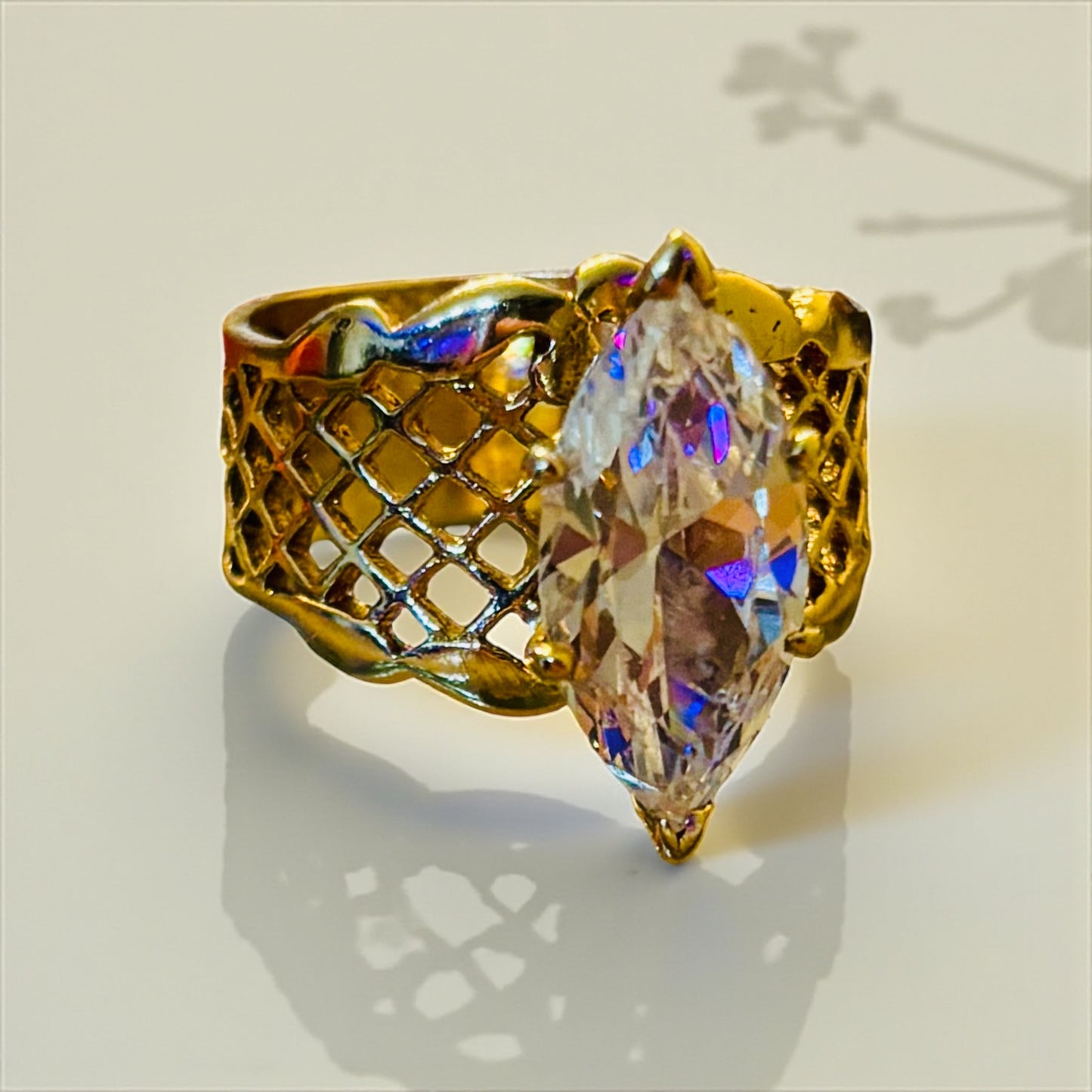The Estate Marquise 14k Gold Ring