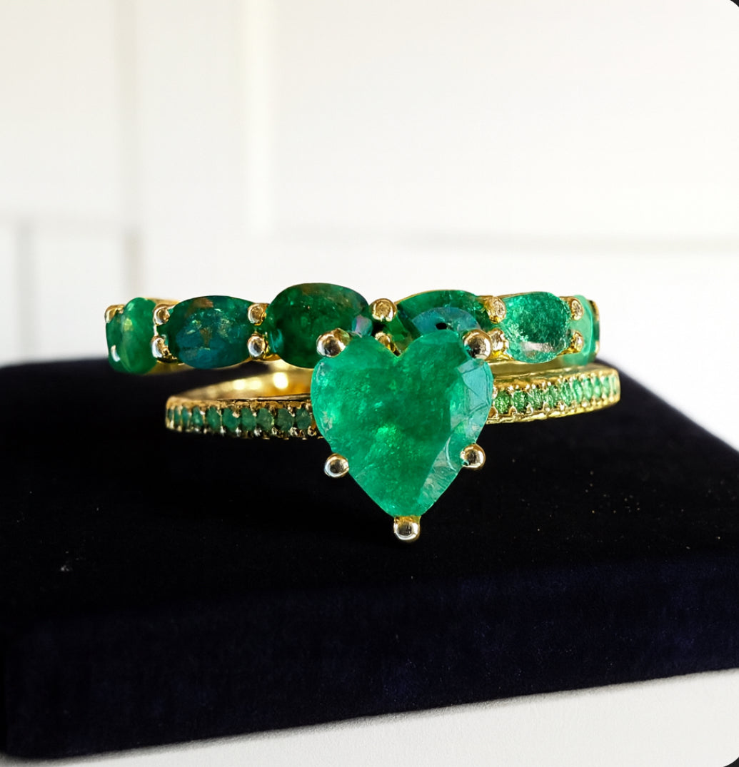 The Emerald Heart Heirloom Ring