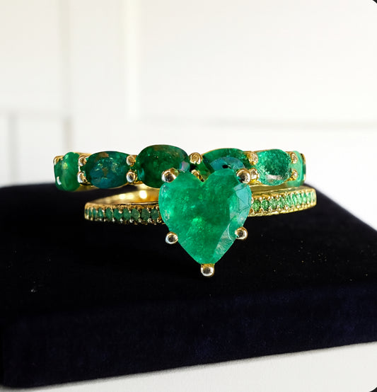 The Emerald Heart Heirloom Ring