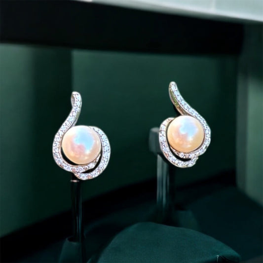 Divine Light Pearl Earrings