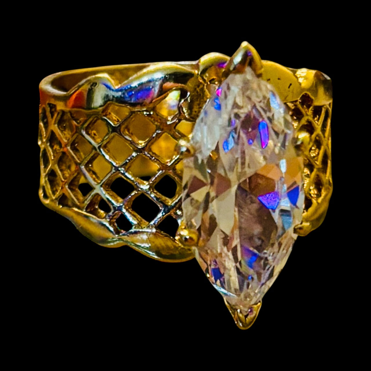 The Estate Marquise 14k Gold Ring