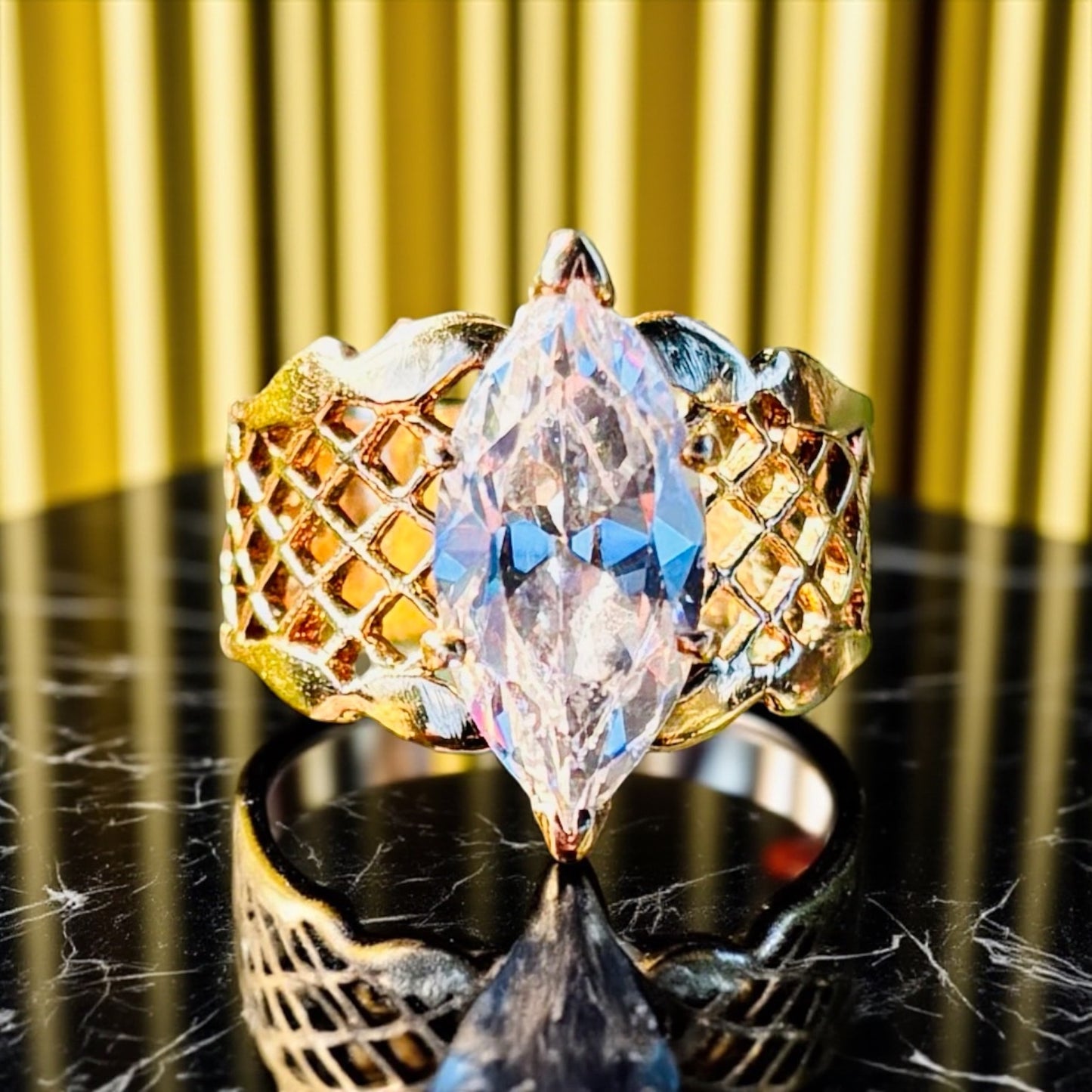 The Estate Marquise 14k Gold Ring