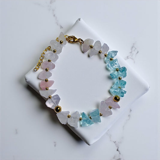 Raw Triple Feminine Goddess Bracelet