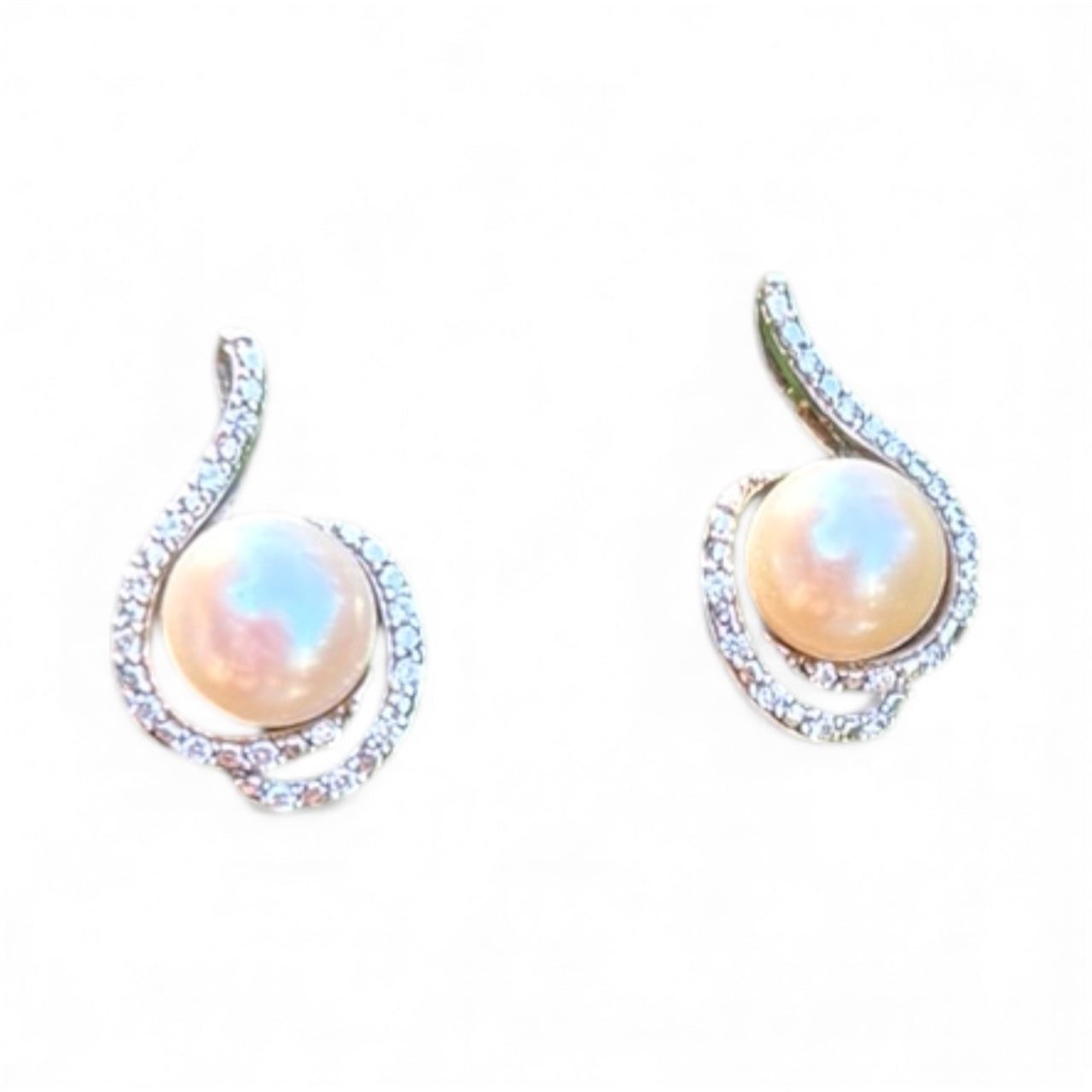 Divine Light Pearl Earrings