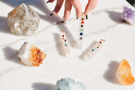 Mini Cellulite Chakra Sticks infused with Copper Wire